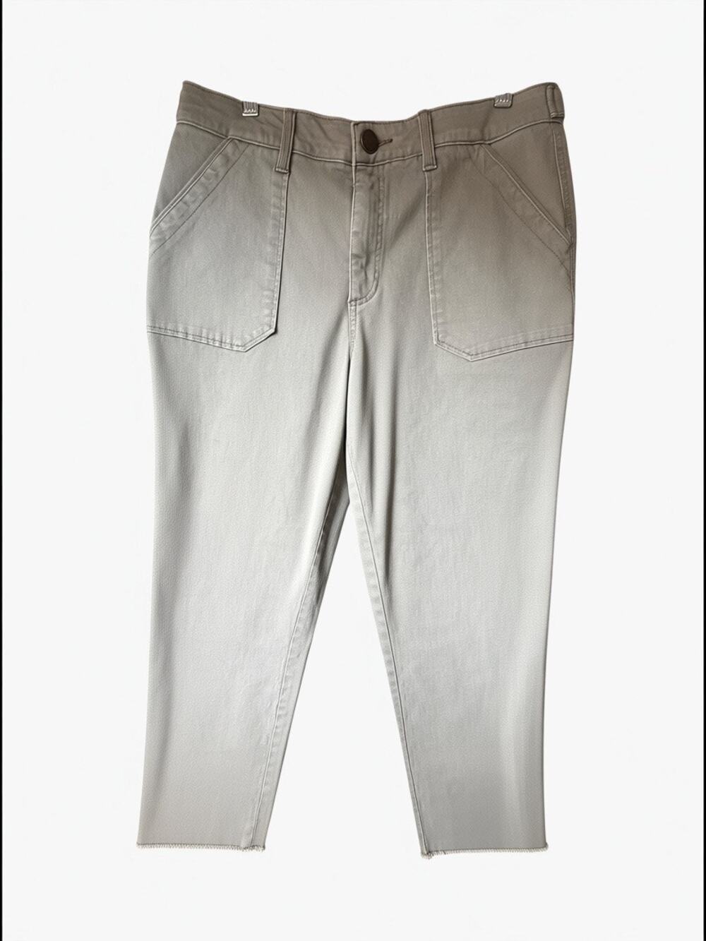 Democracy Ab Technology Olive Utility Raw Hem Pants Size 12 Gorpcore Capsule